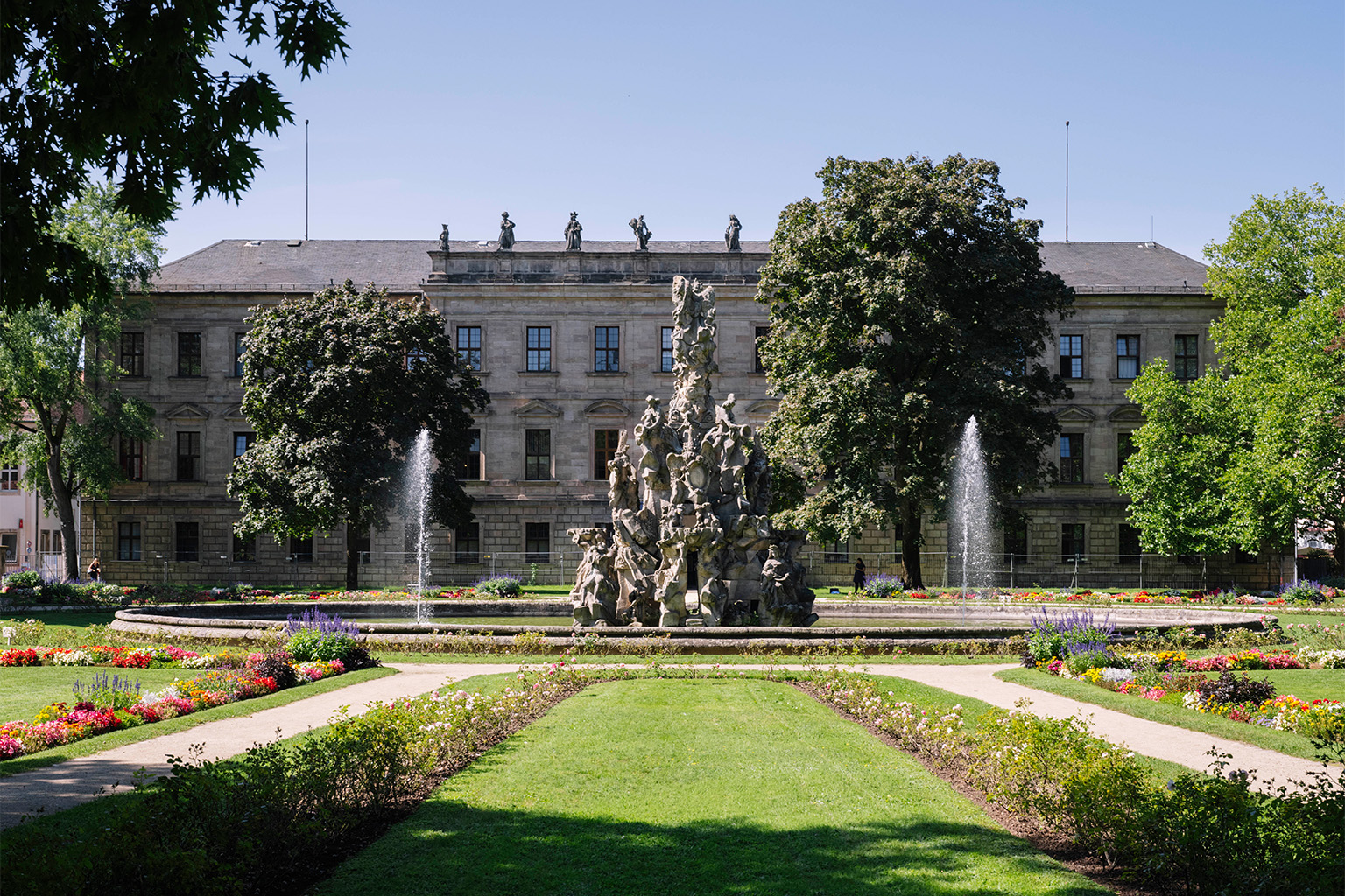 Das Erlanger Schloss im Schlossgarten